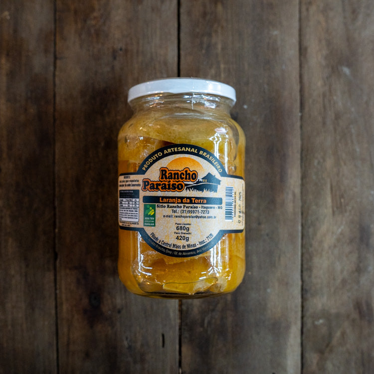 Compota De Laranja Da Terra Rancho Paraiso