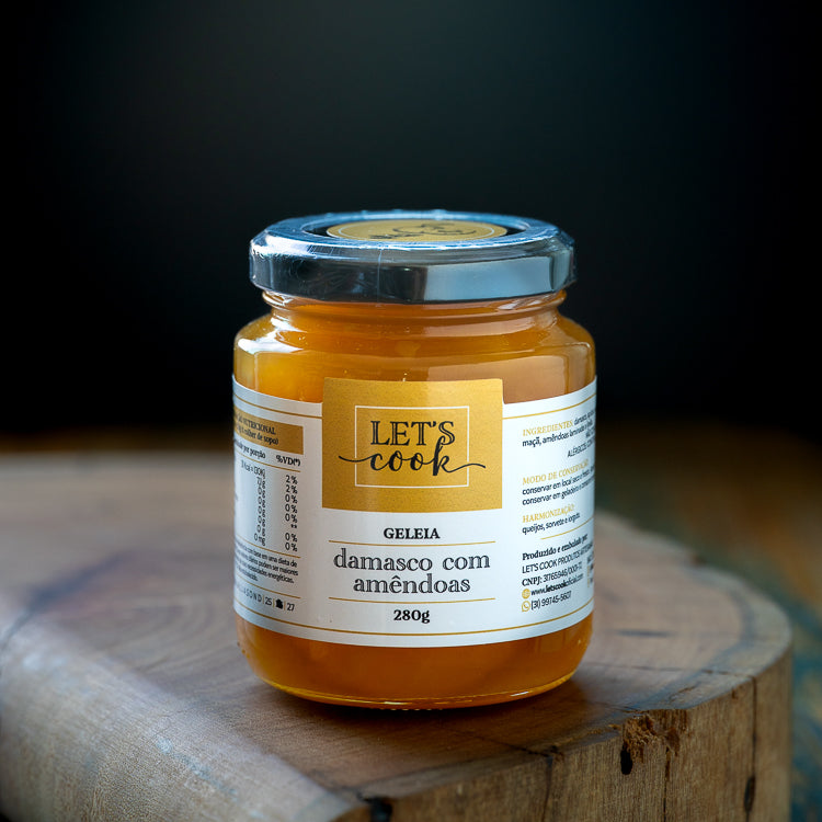 Lets Cook - Damasco Com Amêndoas 290G